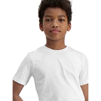 Boy's Plain Crewneck T-Shirt