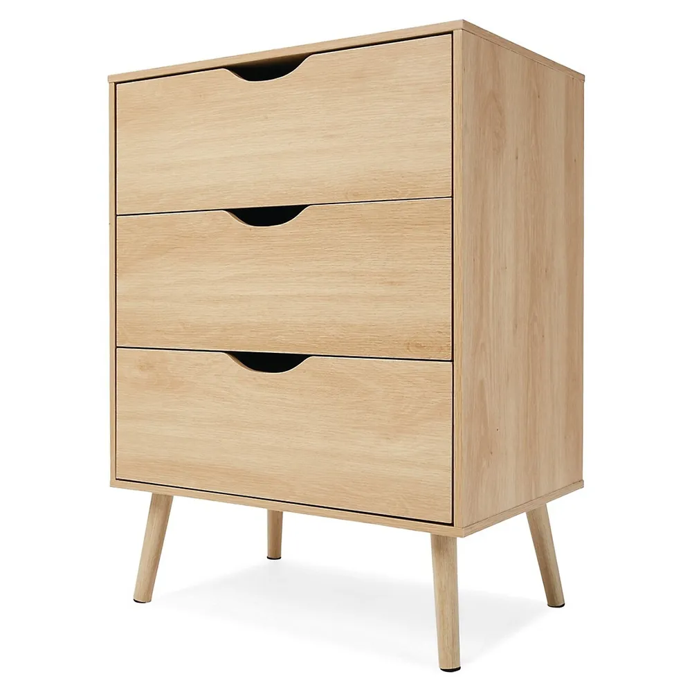 Anko Oak Look Chest Of Drawers The