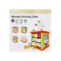 Wooden Activity Cube