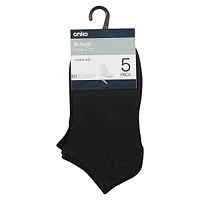 Little Kid's 5-Pair Trainer Socks