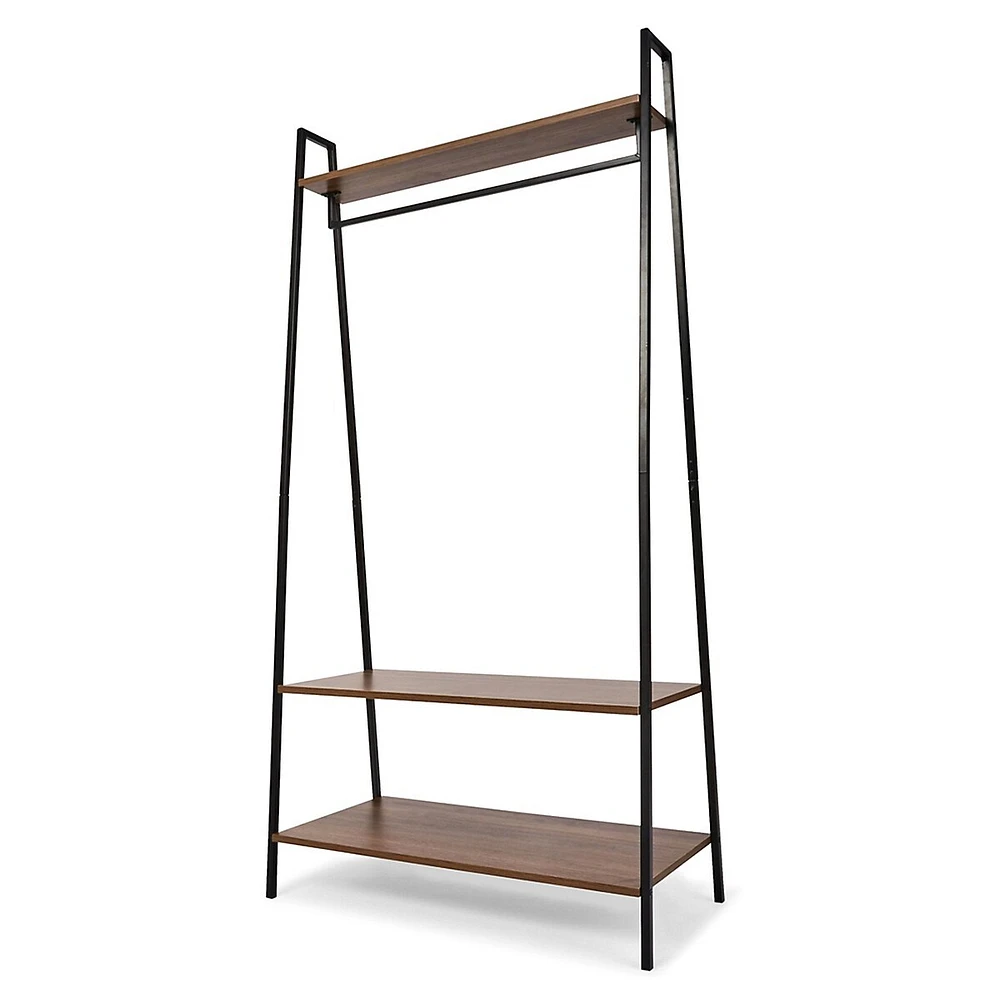 Garment Rack With 3 Shelves