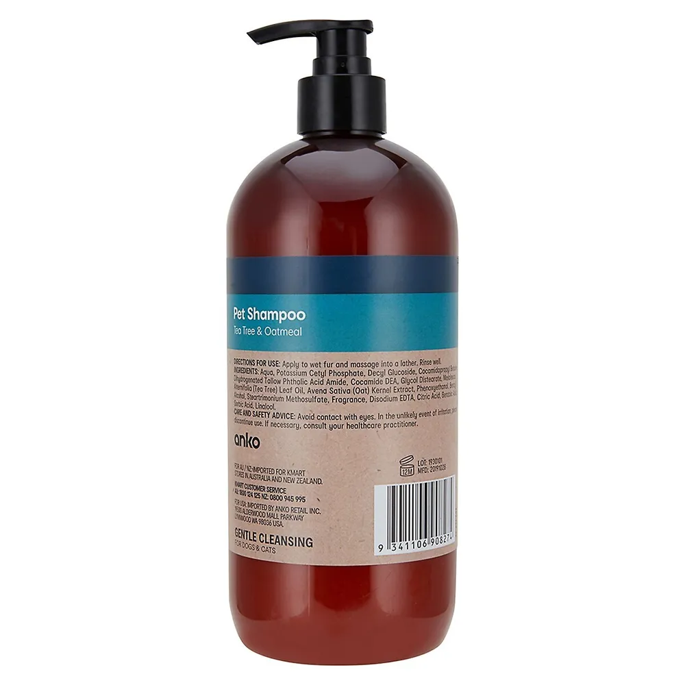 Tea Tree And Oatmeal Pet Shampoo - 750ml