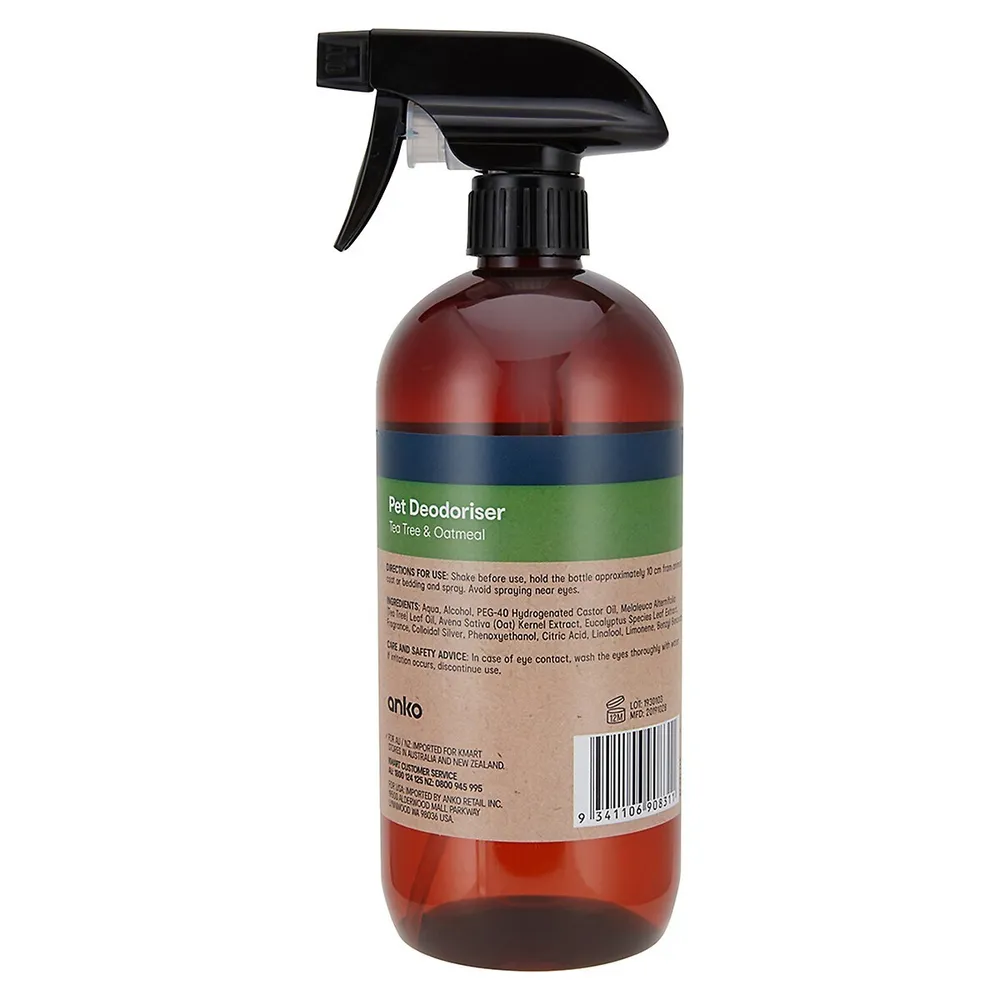 Tea Tree And Oatmeal Pet Deodorizer - 750ml