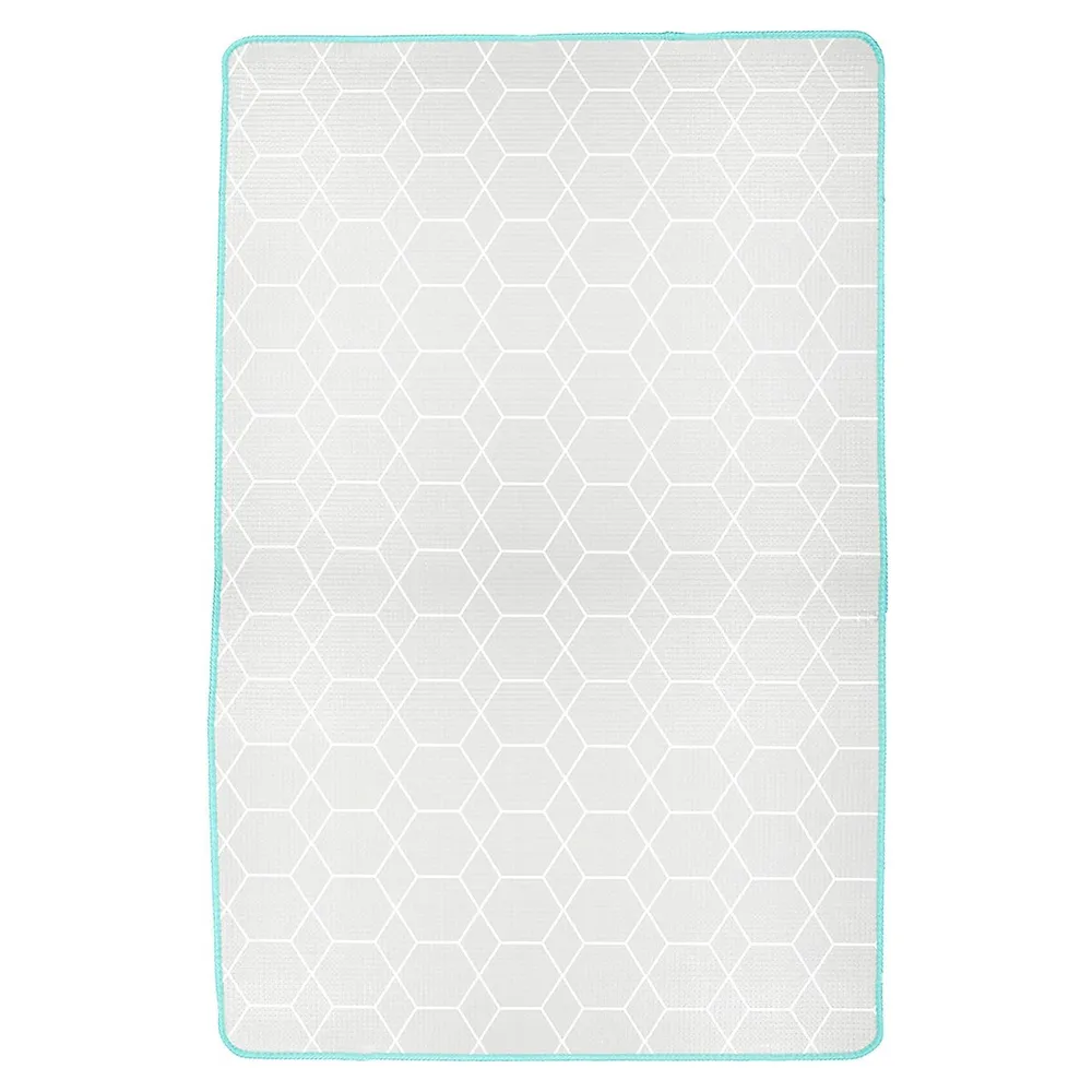 Baby's Reversible Animal-Print Padded Play and Floor Mat