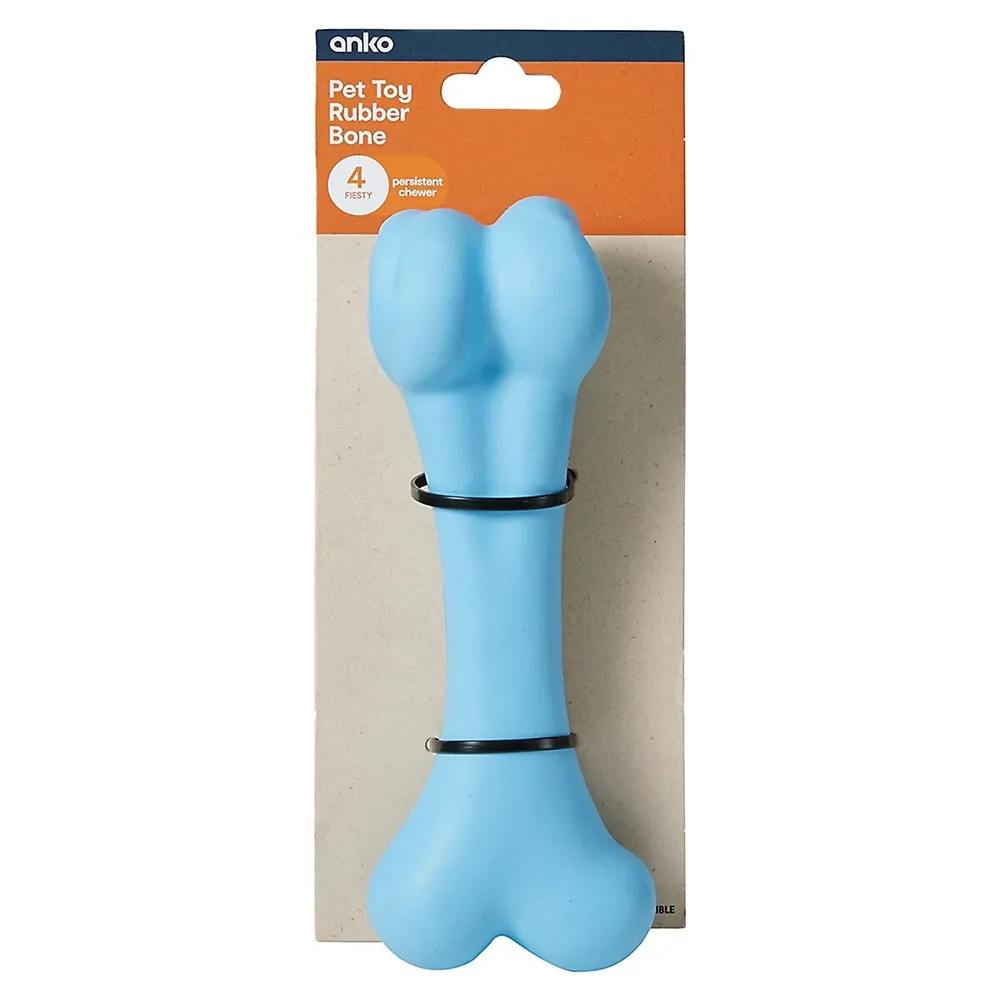 Rubber Bone Dog Toy