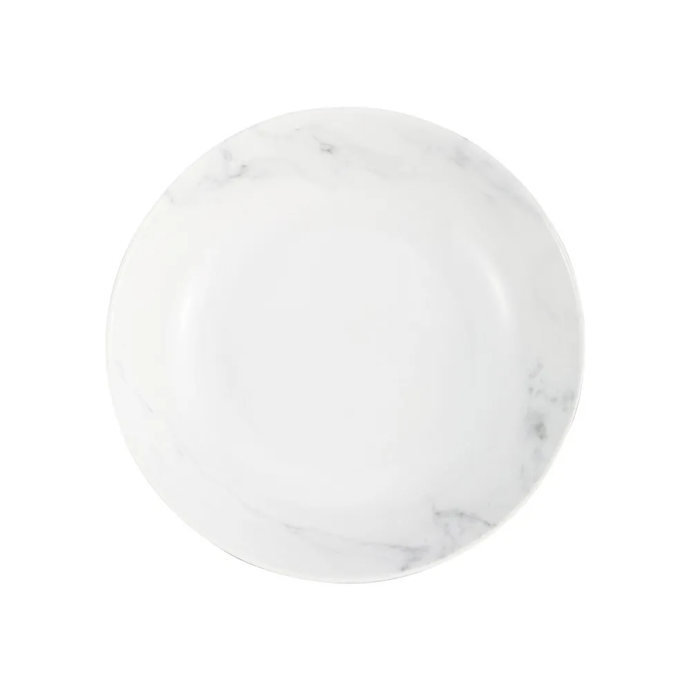 Marble-Look Large Bowl