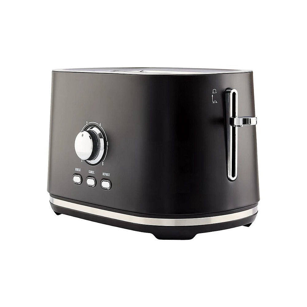 2-Slice Black Matte Toaster