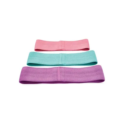 3-Pack Stretch Fabric Workout Bands