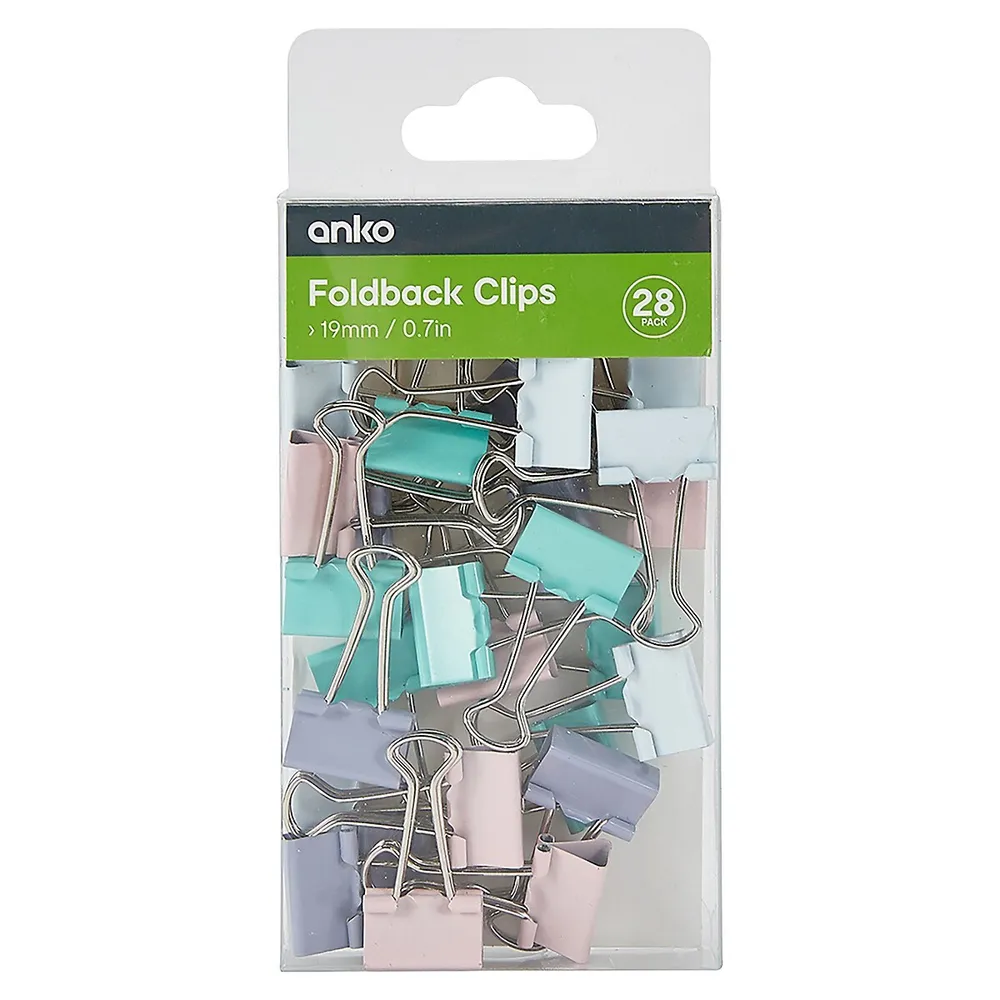 28- Pack Foldback Clips