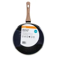 Wood-Look Saute Pan With Cover