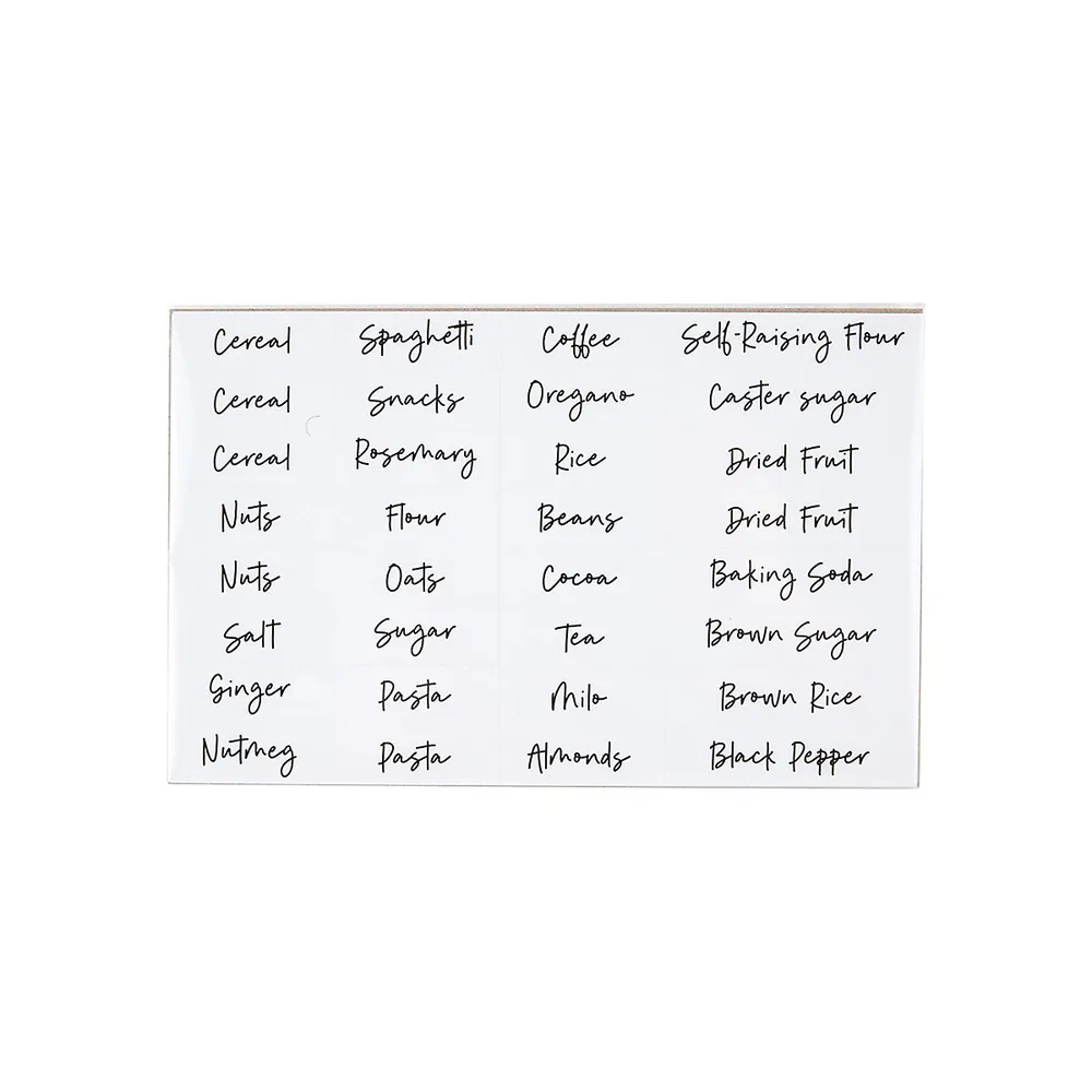 96-Piece Small Pantry Labels Set