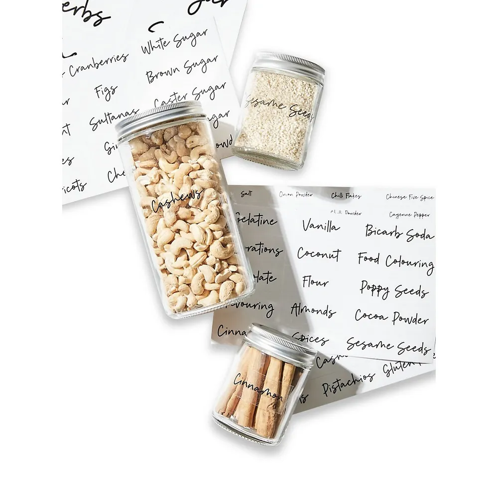 96-Piece Small Pantry Labels Set