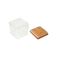 Food Container With Bamboo Lid