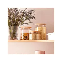 2L Glass Jar With Wood Lid