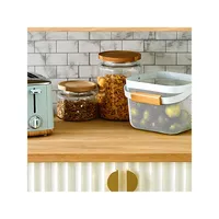 2L Glass Jar With Wood Lid