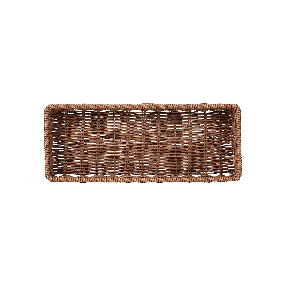 Rattan-Look Vanity Tray