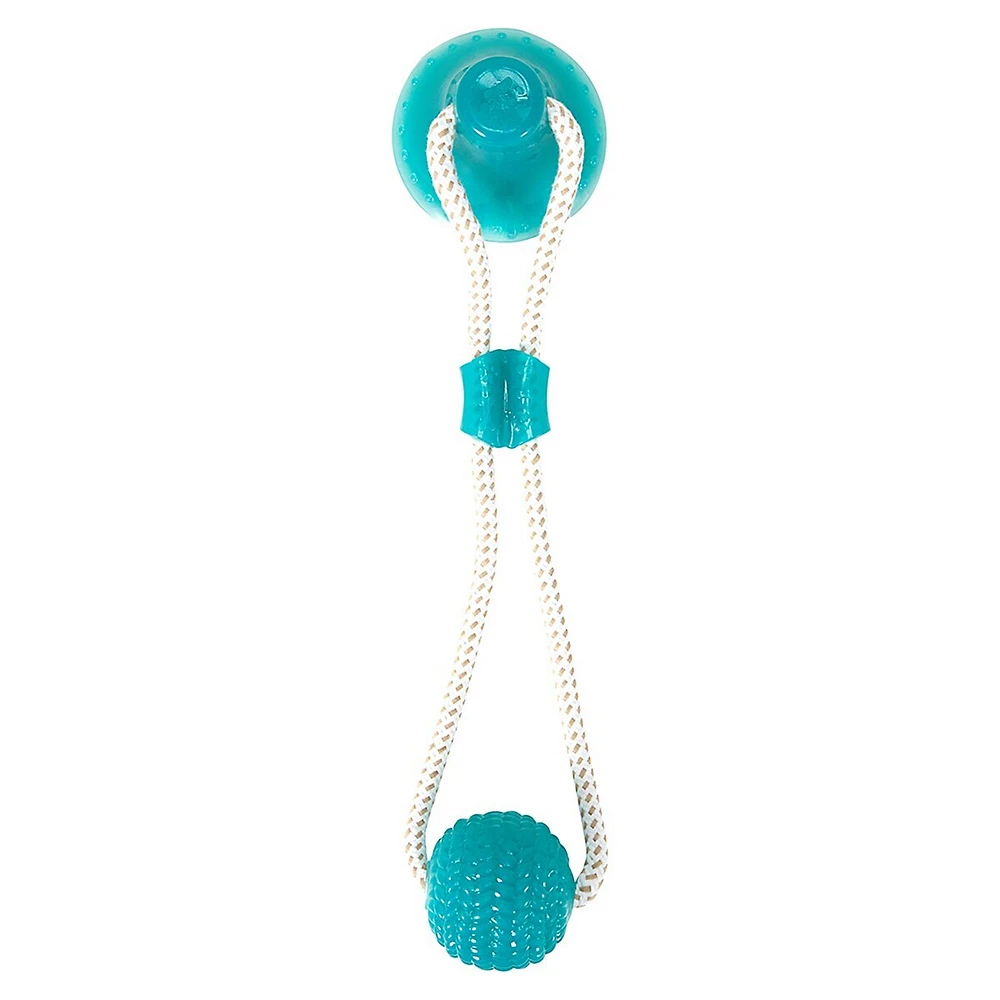 Suction-Cup Floor Tug Dog Toy