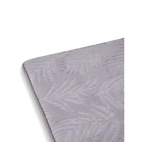 Embossed Leaf Memory Foam Bath Mat