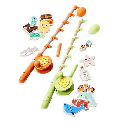Wooden Fishing Set
