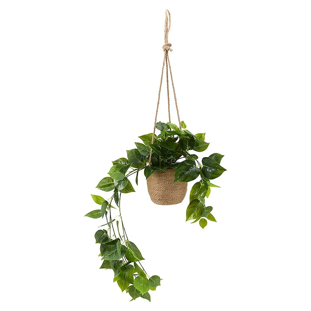 Artificial Hanging Plant Basket