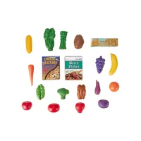 20-Piece Basket With Play Food Set