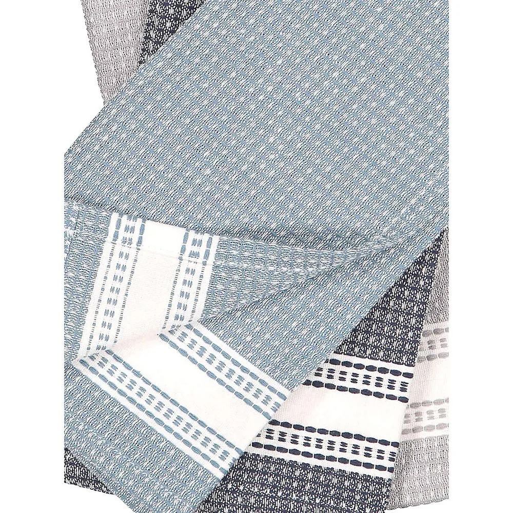 3-Piece Chambray Tea Towel Set