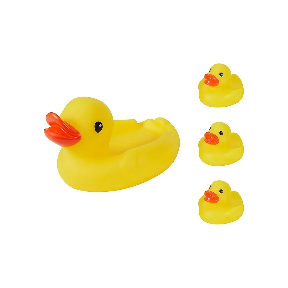 4-Piece Duck Family Bath Toys