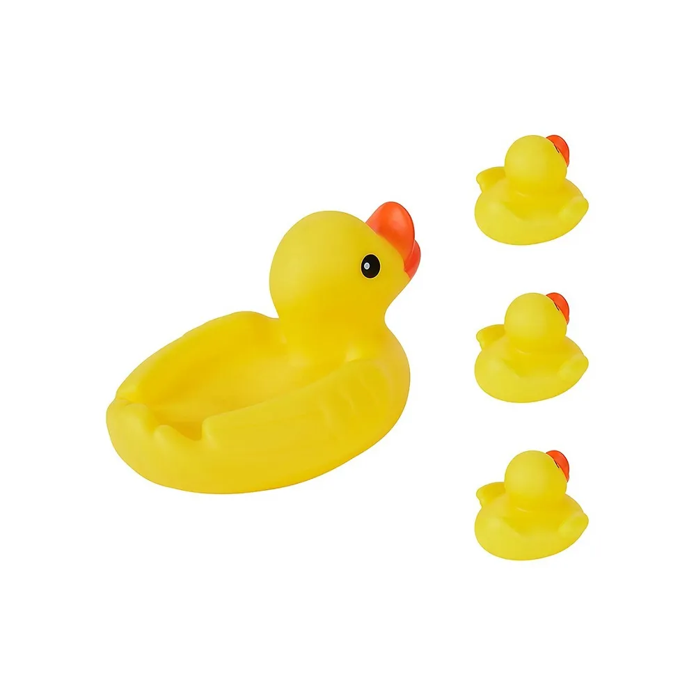 4-Piece Duck Family Bath Toys