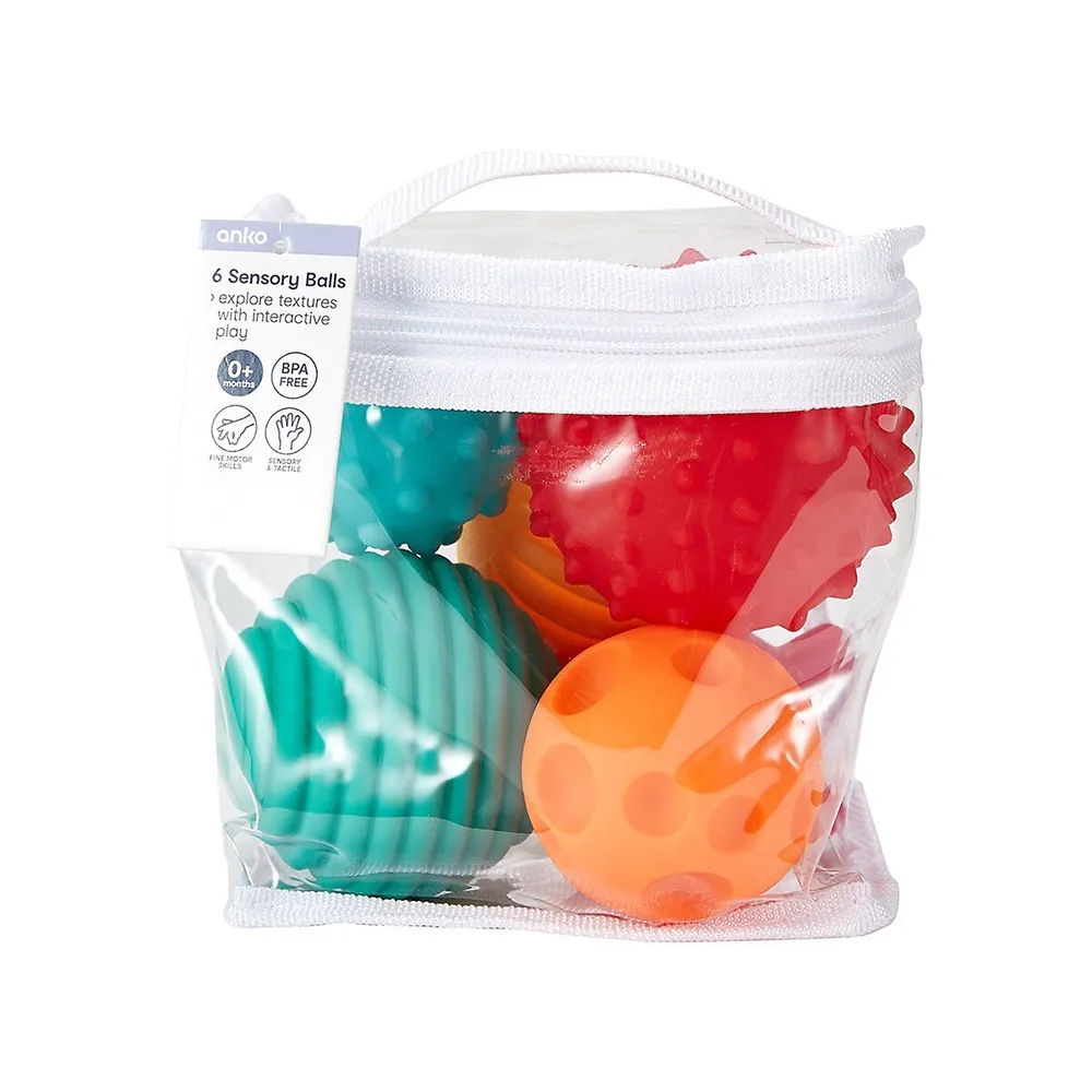 6-Piece Sensory Balls Set