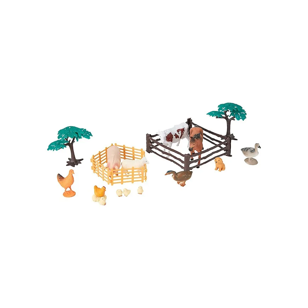 60-Piece Farm Animals Adventure Set