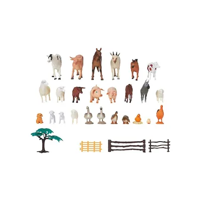 60-Piece Farm Animals Adventure Set