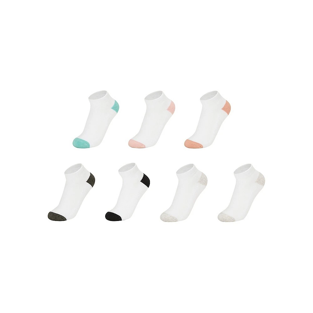 Kid's 7-Pair Value Sport Low-Cut Socks