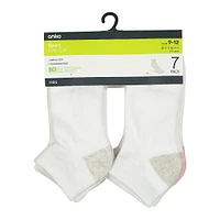 Kid's 7-Pair Value Sport Low-Cut Socks