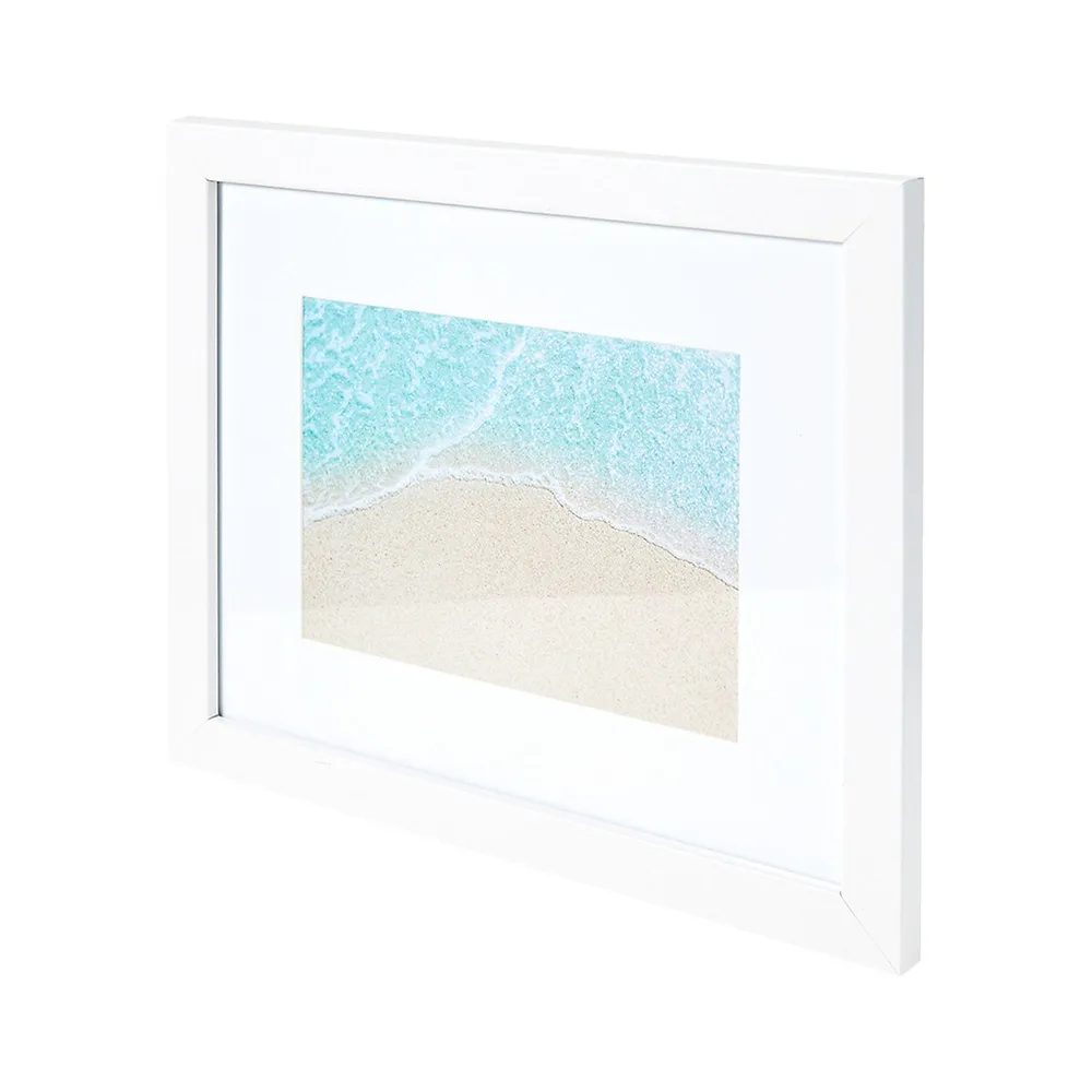 8-Piece White Wall Photo Frame Set