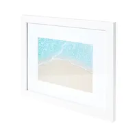 8-Piece White Wall Photo Frame Set