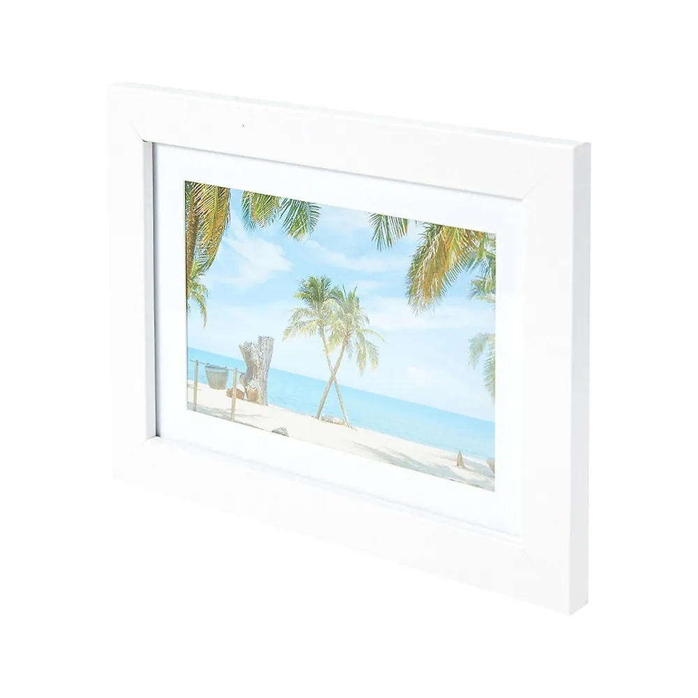 8-Piece White Wall Photo Frame Set