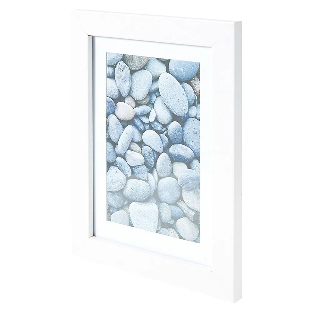 8-Piece White Wall Photo Frame Set