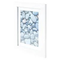 8-Piece White Wall Photo Frame Set