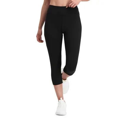 Wide-Band Cropped Leggings