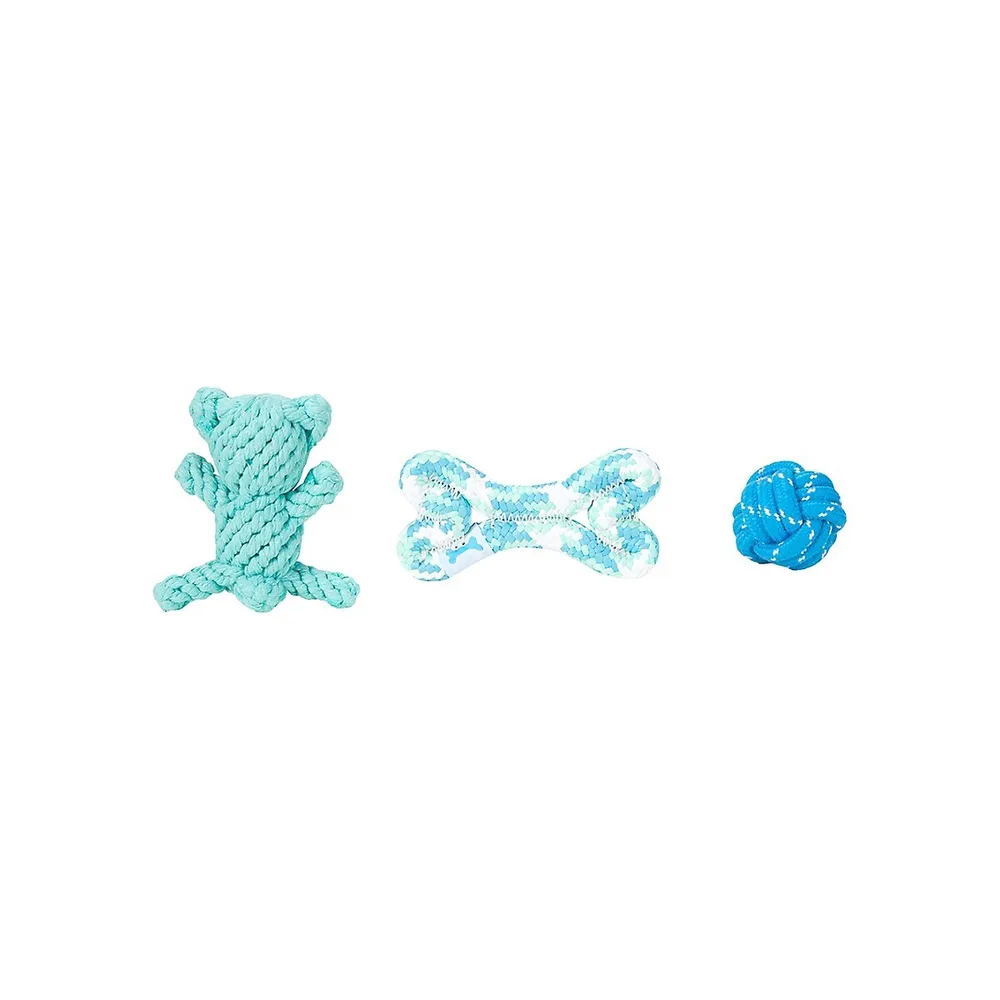 3-Piece Rope Pet Toy Set