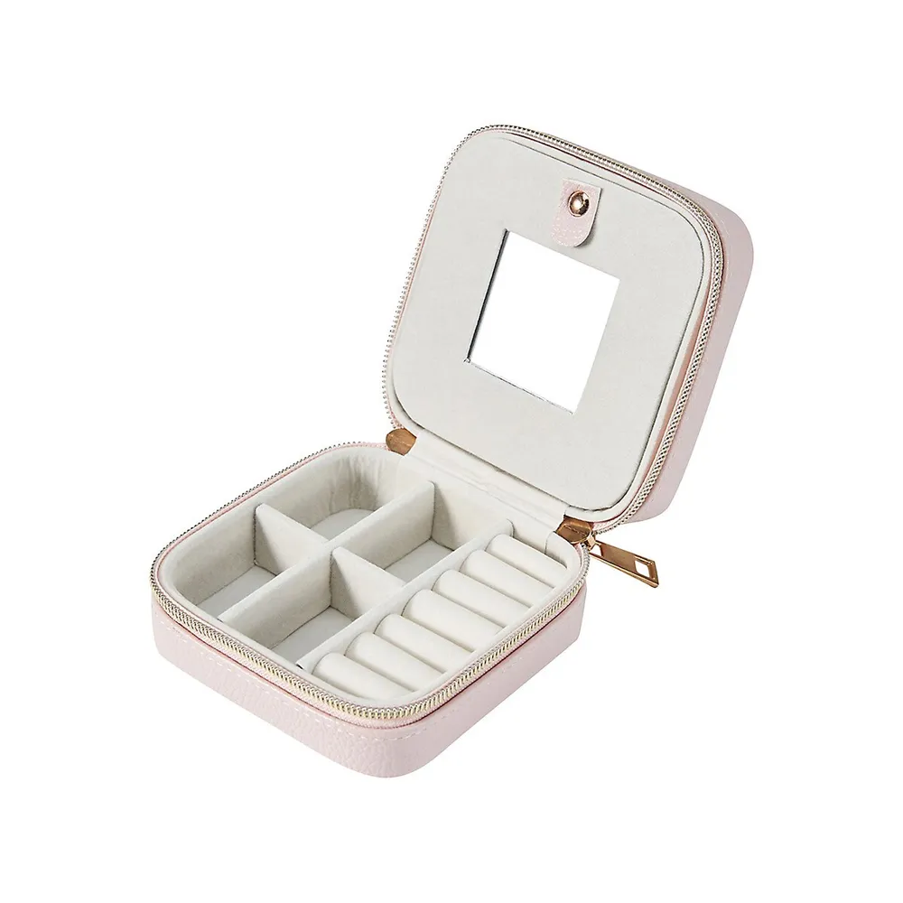 Small Square Zip Jewellery Box