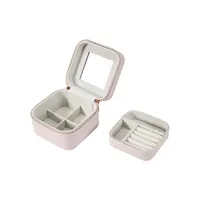 Medium Square Zip Jewellery Box