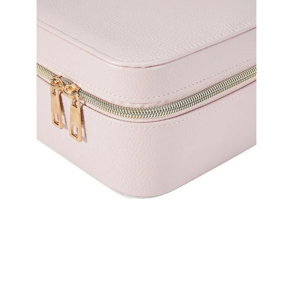 Medium Square Zip Jewellery Box