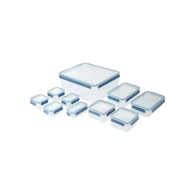 10-Pack Rectangle Clip Containers