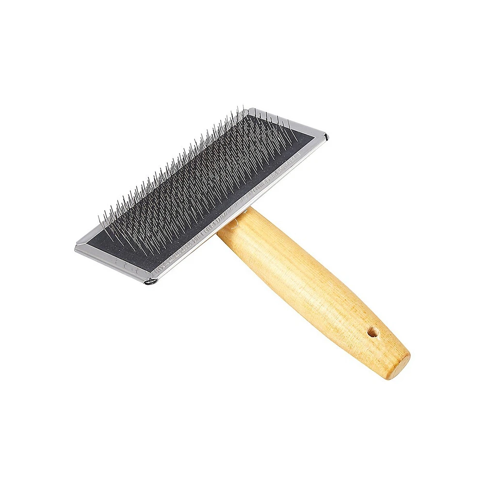 Wooden Slicker Pet Brush