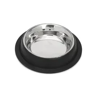 Stainless Steel And Silicone-Base Cat Bowl