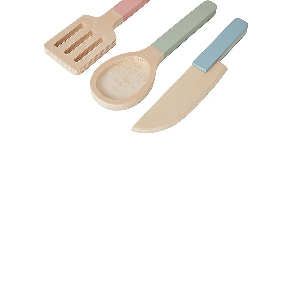 23-Piece Wooden Kitchen Accessories Set