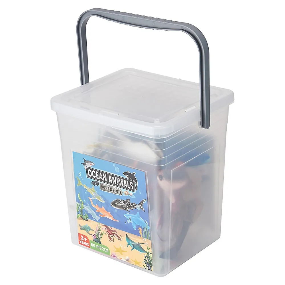 60-Piece Ocean Animals Adventure Bucket