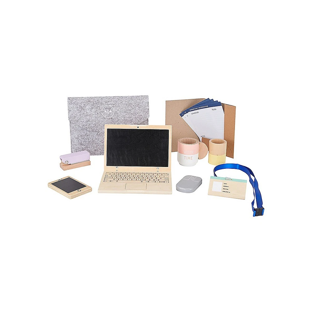 Wooden Work From Home Play Set