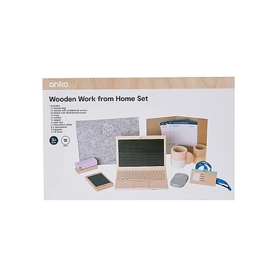 Wooden Work From Home Play Set